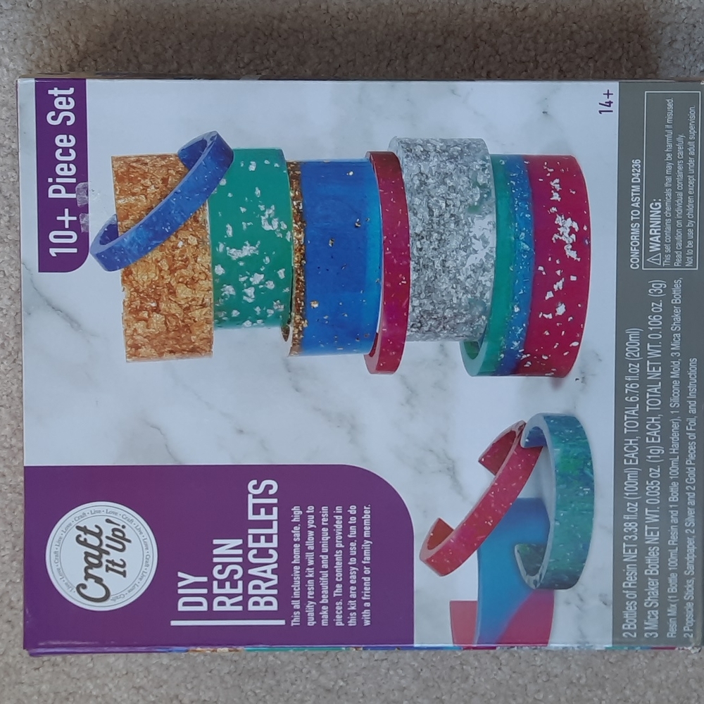 DIY resin bracelets kit